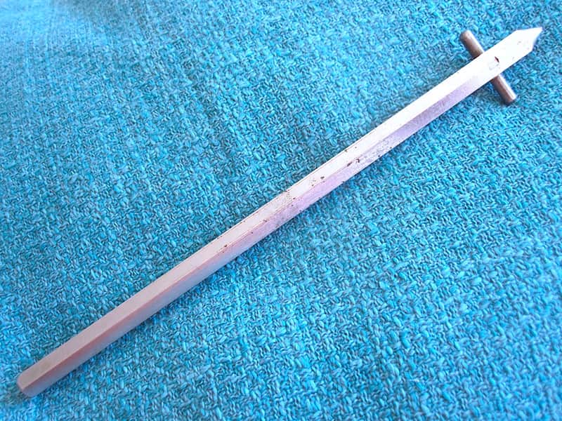 Rogers Hexagonal Hex Bass Drum Leg Spur 9" - Vintage (USED) image 1