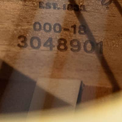 Martin OOO-18 Spruce/Mahogany OOO Acoustic Guitar #8901 image 8