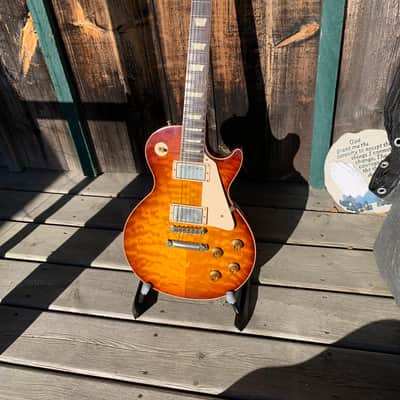 Gibson R8 yamano Les Paul insane Custom shop quilt top spectacular guitar  1990’s Burst Near mint! image 2