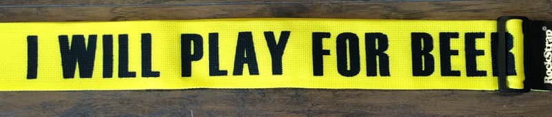 Warwick Rockstrap "I will play for beer" image 1