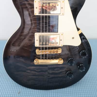 2008 Epiphone Les Paul Ultra II LP Guitar Midnight Ebony Vintage Aspen Guitar Case Included Near Mint image 6