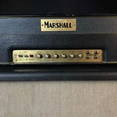 *RARE* Marshall Half Stack JTM45 MKII Lead Plexi 1965 Gold Block Logo Head & Cabinet Marshall 4x12 *Collector Level* image 5