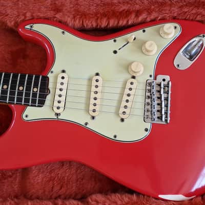 1962 Fender Stratocaster Fiesta Red '60s American Strat Electric Guitar image 2