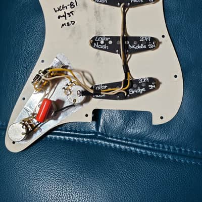 Lollar Vintage blonde, neck and middle, with a special S style bridge pickup image 1