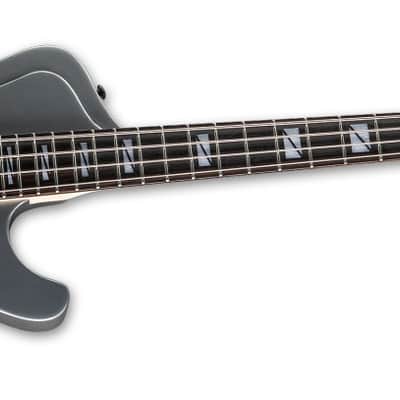 ESP LTD John Campbell JC-4 - Dark Grey Metallic Satin w/ Case (LJC4DGMS) image 2