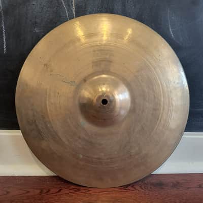 Vintage 1940s A Avedis Zildjian 14" Transition Stamp Cymbal 685g CRACK image 1