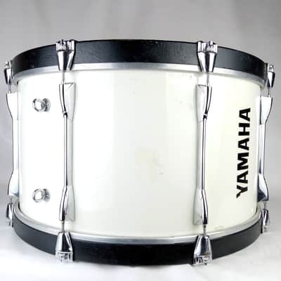 Yamaha Piano White 14x24"Bass Drum M6124U Powerlite Model Japan Vintage 80s Kick image 5