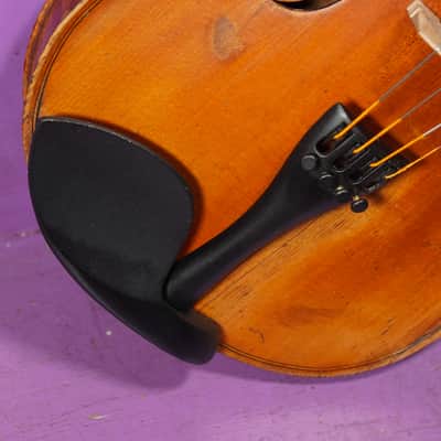 1920s German Highly-Figured Strad-Copy 4/4 Violin (VIDEO! Fresh Work, Ready) image 8