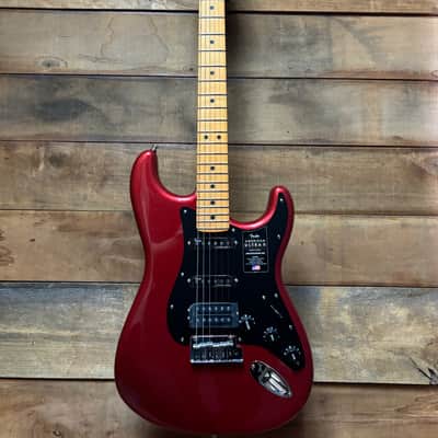 Fender American Ultra II HSS Stratocaster - Sinister Red w/ Hard Case image 4
