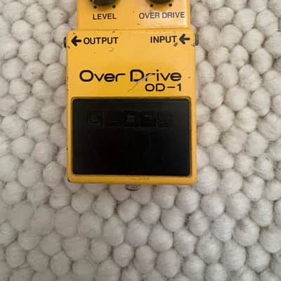 Boss OD-1 Over Drive (Black Label) 1977 - 1985 - Yellow image 1