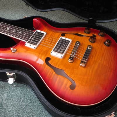 PRS McCarty 594 Hollowbody 2 Dark Cherry Burst 2021 - Dark Cherry Burst image 2