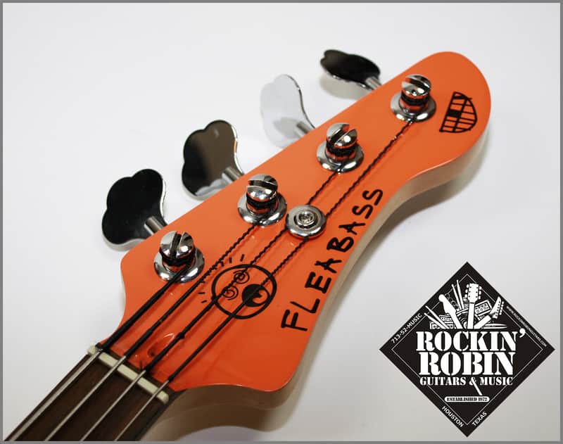 Fleabass Flea Bass Orange and Yellow w/Orignial Bag | Reverb