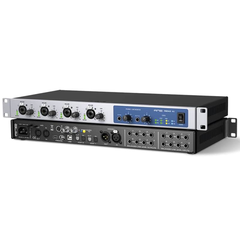 RME Fireface 802 60 Channel High End 192 kHz USB Firewire Audio Interface image 1