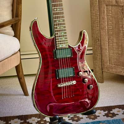 2011 Schecter Diamond Series Black Cherry HELLRAISER C-1 w/ upgraded Fishman Fluence Killswitch Signature Pickups image 1