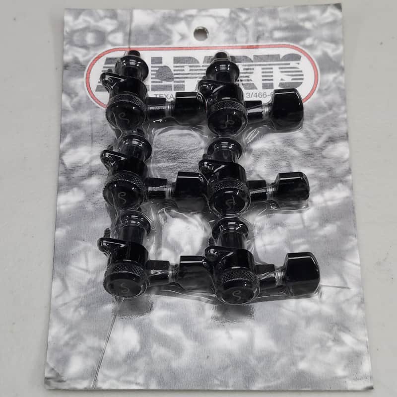 2000's Schaller NOS LEFT HANDED 6-In-Line Locking Tuners (T-405) image 1