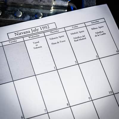 Nirvana Touring Memorabilia Collection 1992 image 3