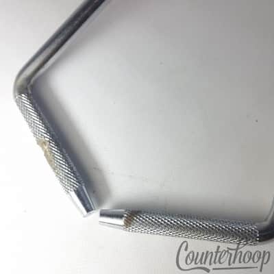 *Ludwig Folding Bass Drum Spurs Chrome Gull-Wing Super Classic Vintage 60s USA* image 2