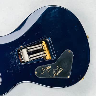 PRS Custom 24 10-Top Birds Brazilian Rosewood Gold Hardware 1990 - Royal Blue image 16