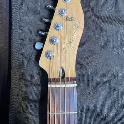 2002 Fender Telecoustic Candy Apple Red image 4