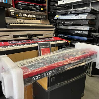 Nord Stage 4 88 HA88 Fully Weighted Hammer Action 88-Key Digital Piano Keyboard Organ Red w/Pedal //ARMENS//