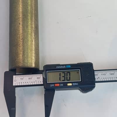 Musser M665B Brass Tube B 44 3/4"x1.5"Symphonic Chime Tubular Bell Cracked-Parts image 6
