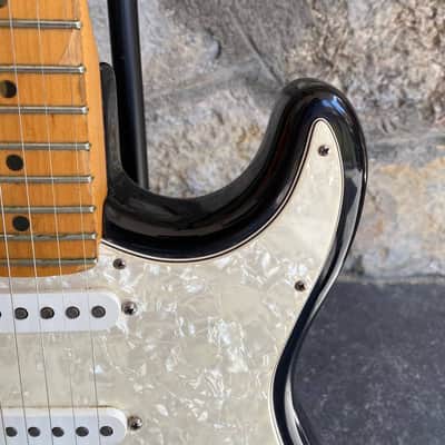 1997 Fender American Standard Stratocaster - Black Maple Neck - w/ Original Red Logo Case & Fender Card image 3