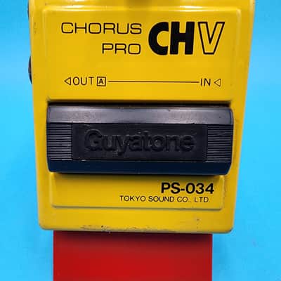 Rare Guyatone PS-034 Chorus Pro CH-V Guitar Effect Pedal Bass Japan Stereo Delay image 4