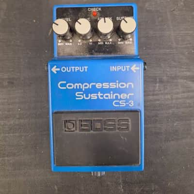 Boss CS-3 Compression Sustainer (Silver Label) 1997 - Present - Blue image 1