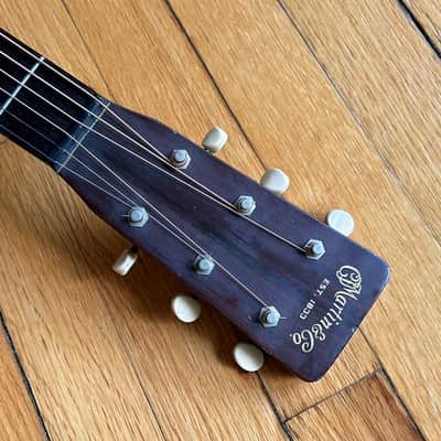 1957 Martin 00-17 Mahogany Acoustic Guitar w/ Chipboard Case image 8