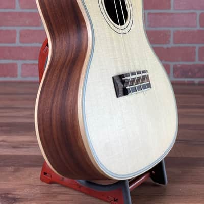 Lanikai Spruce Solid Top Morado Back and Sides Concert Ukulele image 4