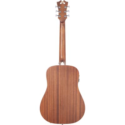 D'Angelico Guitars Premier Niagara Mini Dreadnought Acoustic Guitar, Natural image 3