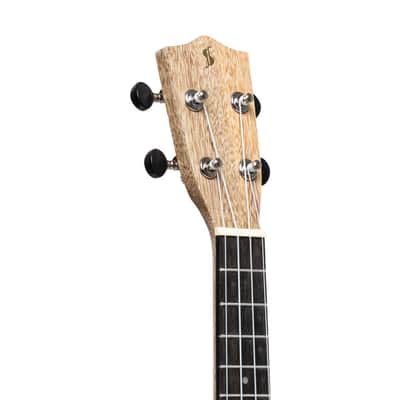 STAGG Tiki Series Concert Ukulele With Sapele Top Hewa Finish With Black Nylon Gigbag image 5