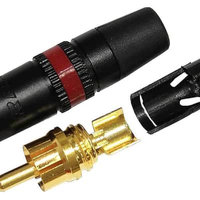 10 Foot – Mogami 2534 Quad Stereo Pair (L, R) cables | Neutrik Gold RCA RCA to XLR Female image 3