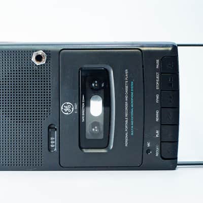 Super Portable Vintage GE Lo-Fi Cassette Tape Distortion Amp image 5