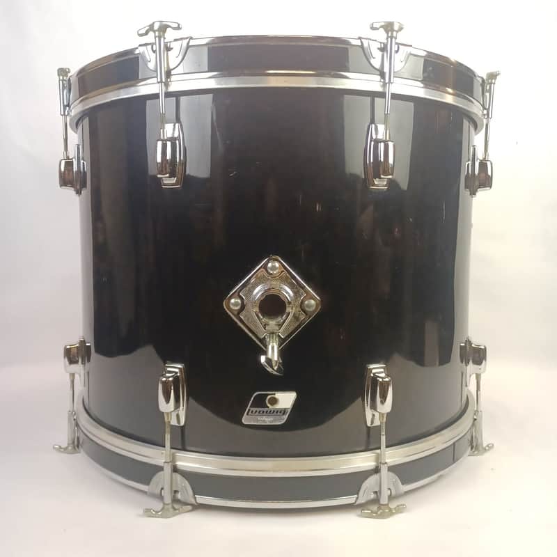 Ludwig Black Cortex Rocker II Drum Set 16x22,9x10,11x12,16x16 Bass/Toms/Floor 90 image 1