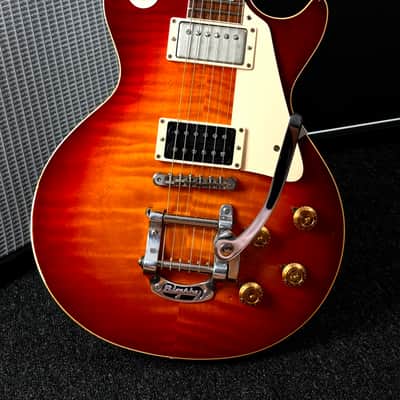 2015 Gibson 59 Les Paul Bigsby Aged Vintage Cherry image 16