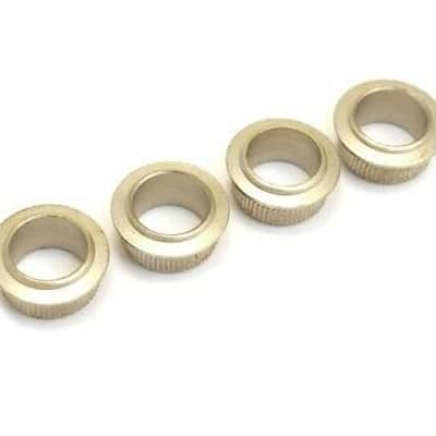 Fender Bushings, Vintage Bass Keys, Chrome, (4) image 2