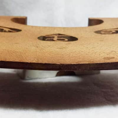 William Lewis & Son Rare ¾ Uncut Double Bass Bridge circs 1960's-1970's image 3