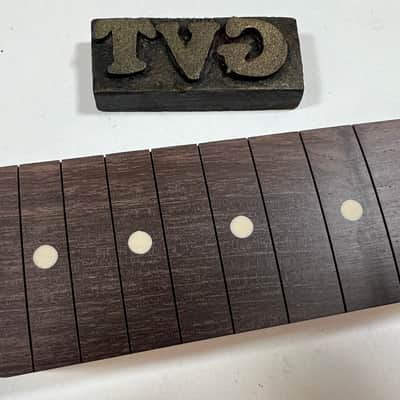 General Vintage Tone NOS Dalbergia Nigra electric guitar neck for T style ( Brazilian Rosewood ) Slab board full finished - Nitro image 20