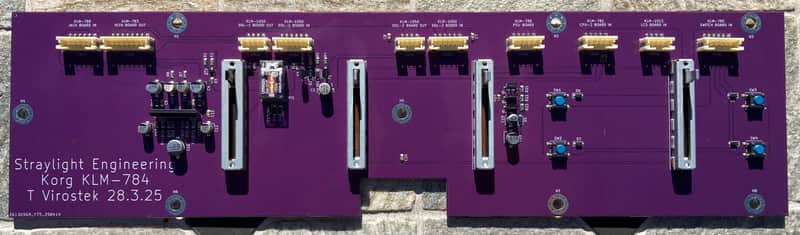 Korg DSS-1 KLM-784 switch/slider board - new design image 1