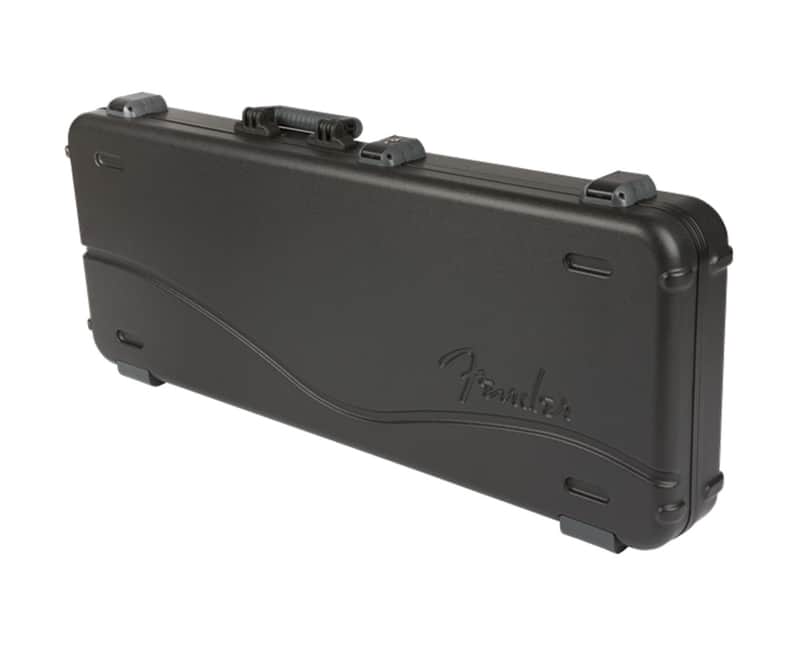 Used Fender Deluxe Molded Case for Stratocaster/Telecaster - Black image 1