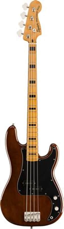 Squier Classic Vibe 70s Precision Bass Maple Neck Walnut image 1
