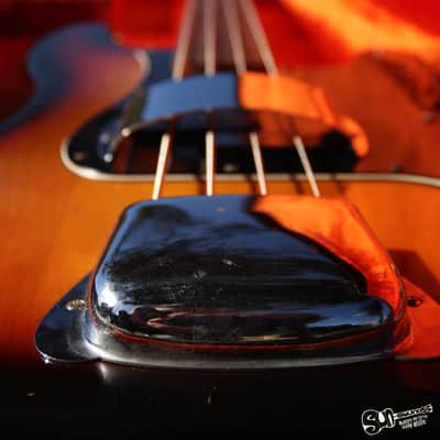 Fender Precision Bass Rosewood Fretboard 1977 | Sunburst image 5