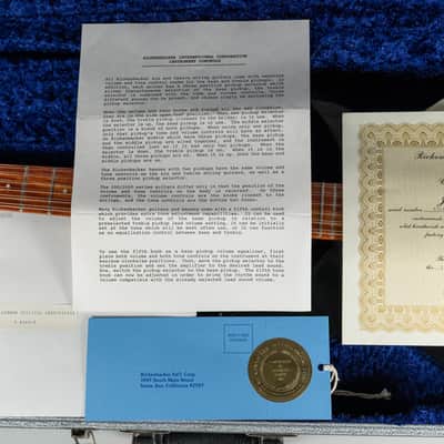 1990 Rickenbacker 355/12JL Limited Edition #670 John Lennon 12-String Jetglo W/OHSC image 10