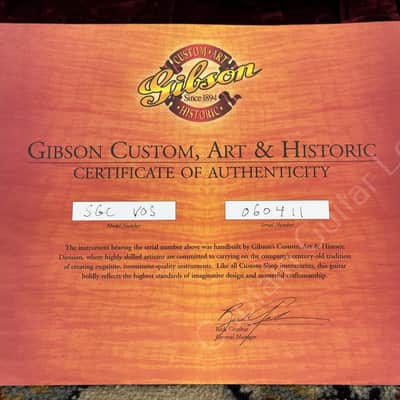 Immagine 2006 Gibson CS - SGC VOS - Les Paul Custom - ID 6096 - 14