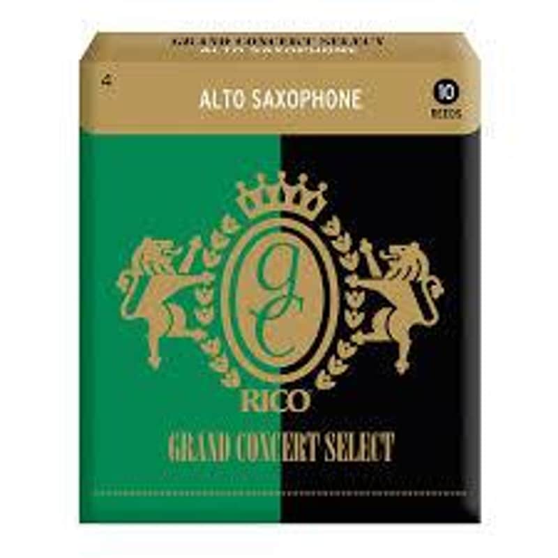 Grand Concert Select Alto Saxophone Reeds, 4.0, 10/pk. image 1