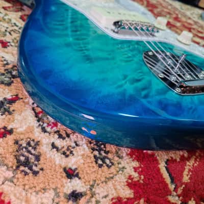 2024 Fender Japan Hybrid II Jazzmaster QMT Collection 2024 - Quilt Aquamarine, Limited Edition, Full Set, MIJ JD24 image 12