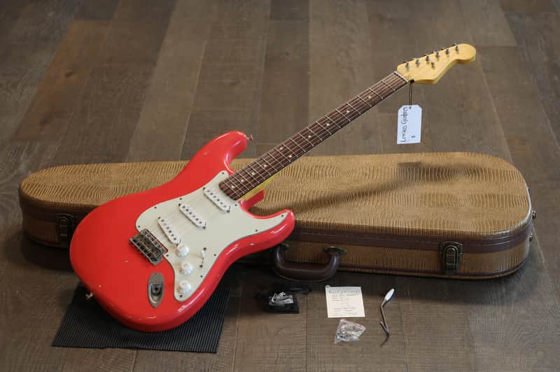 2017 Nash Guitars S-63 w/ Lollar Pickups Electric Guitar Fiesta Red + OHSC image 1