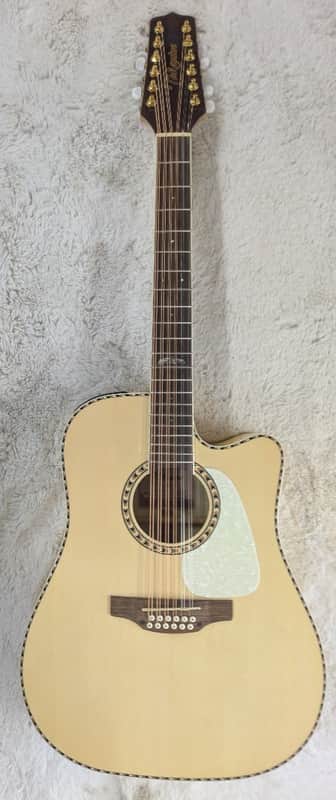 Mint Takamine GD74CE12U Unison 12-String Dreadnought Acoustic Electric Guitar w/Bag image 1