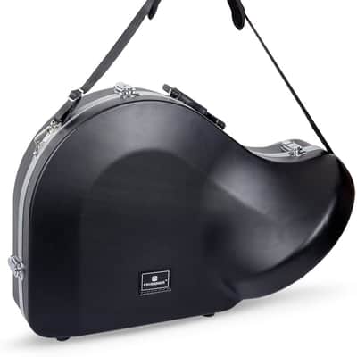 Crossrock CRA860FHBK Lightweight and Durability French Horn Case for Middle School Kids In Black image 1